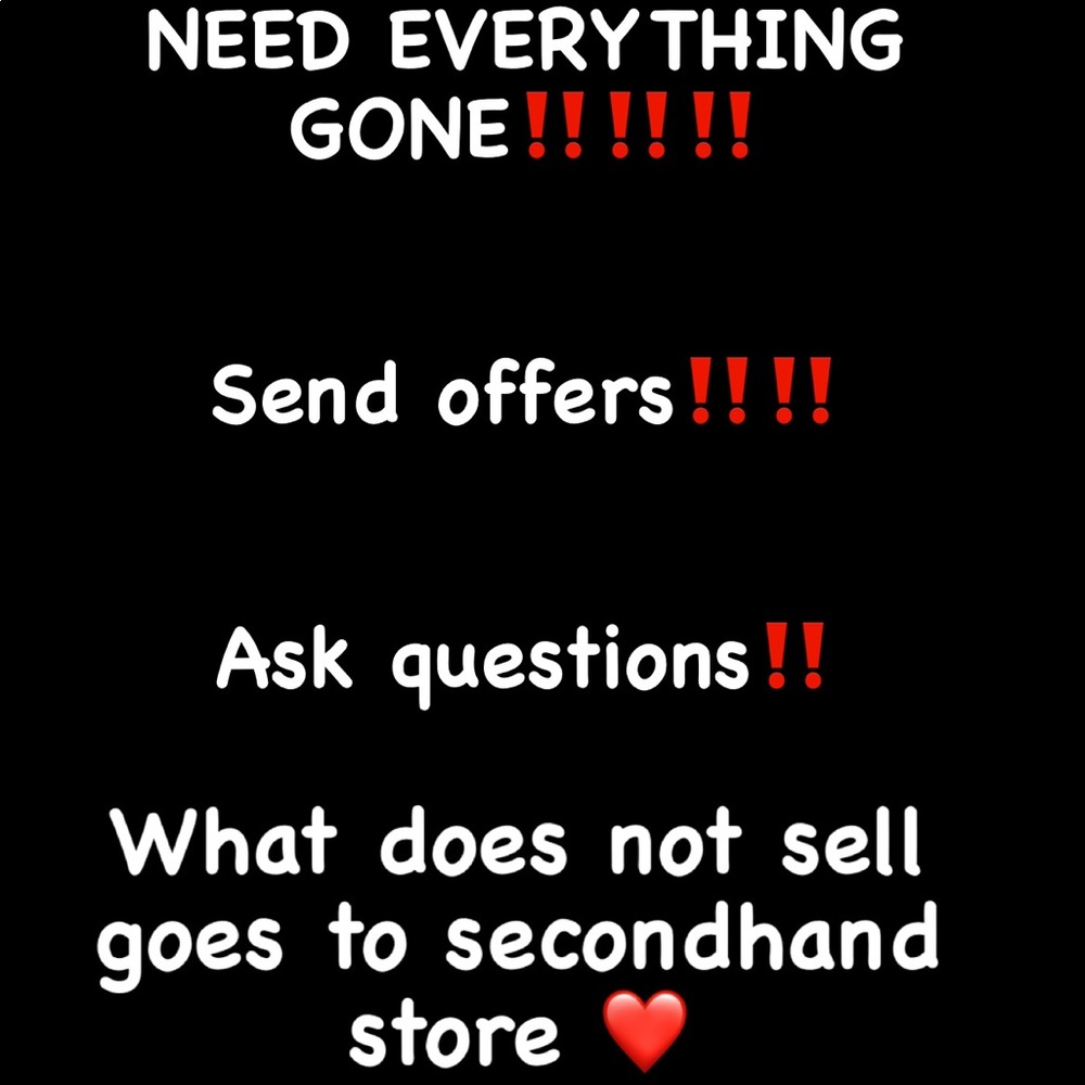 OPEN TO ALL OFFERS!!
